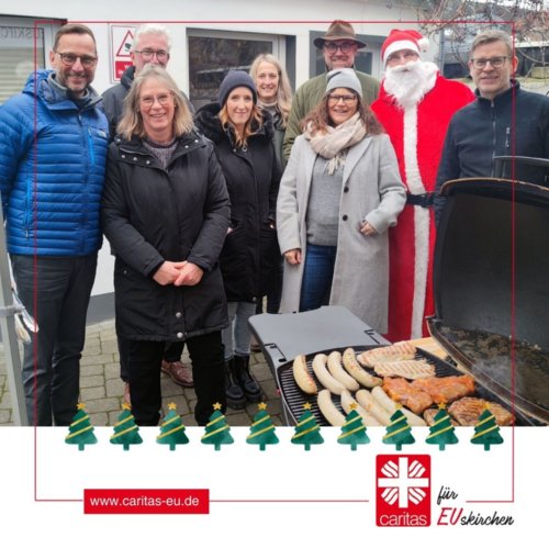 Lions Club Euskirchen-Nordeifel Nikolaus Grillen WoLo (c) Caritasverband Euskirchen Martina Schneider