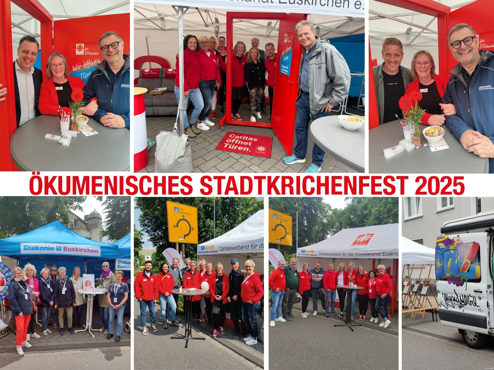 Collage Stadtkirchenfest (c) Caritasverband Euskirchen Martina Schneider
