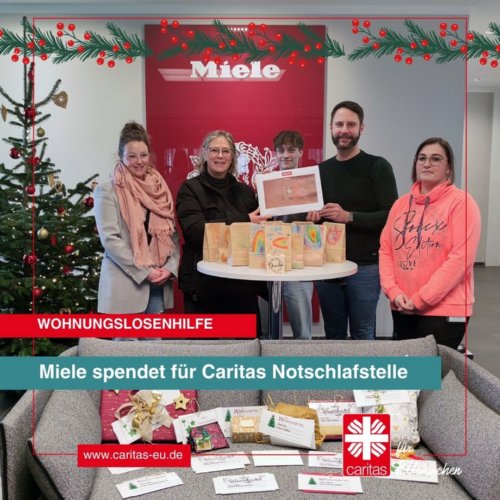 Miele Weihnachtsgeschenke 2024 (c) Caritasverband Euskirchen Martina Schneider