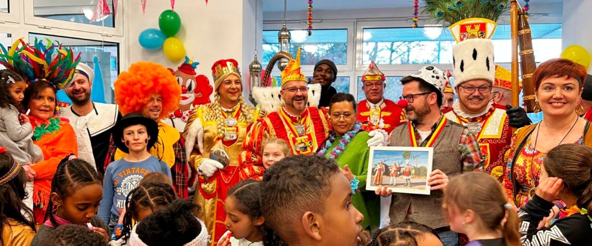 Karneval im Café International der Caritas Euskirchen