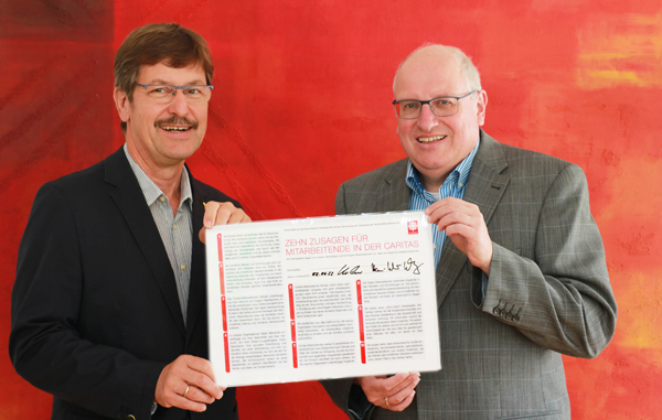 Caritas-Vorstand: Michael esser und Hans-Werner Wolff