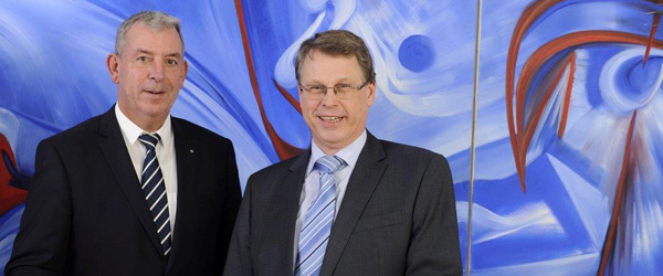Hans W. Reisdorf (l.), Norbert Kallen (r.) Hans W. Reisdorf (l.), Norbert Kallen (r.)
